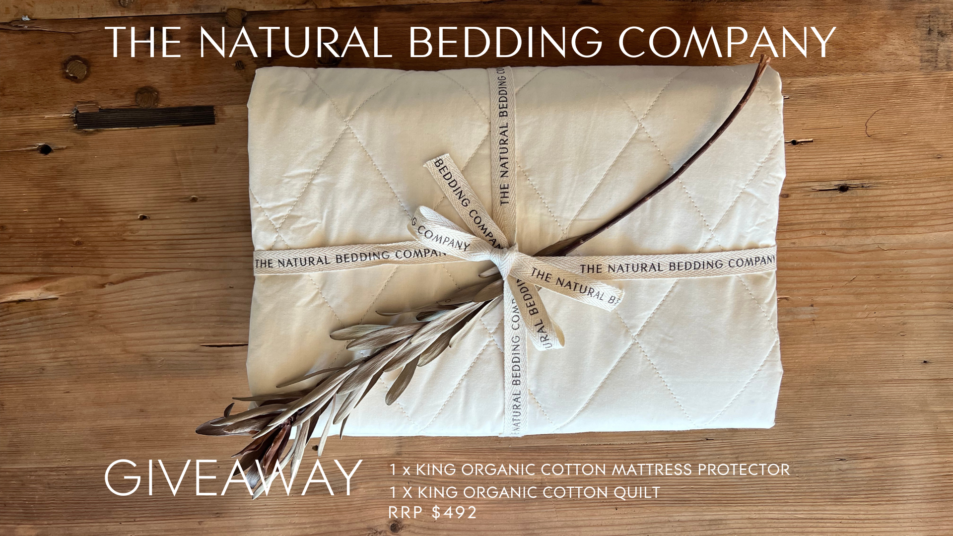 WIN a $492 Bundle from The Natural Bedding Company