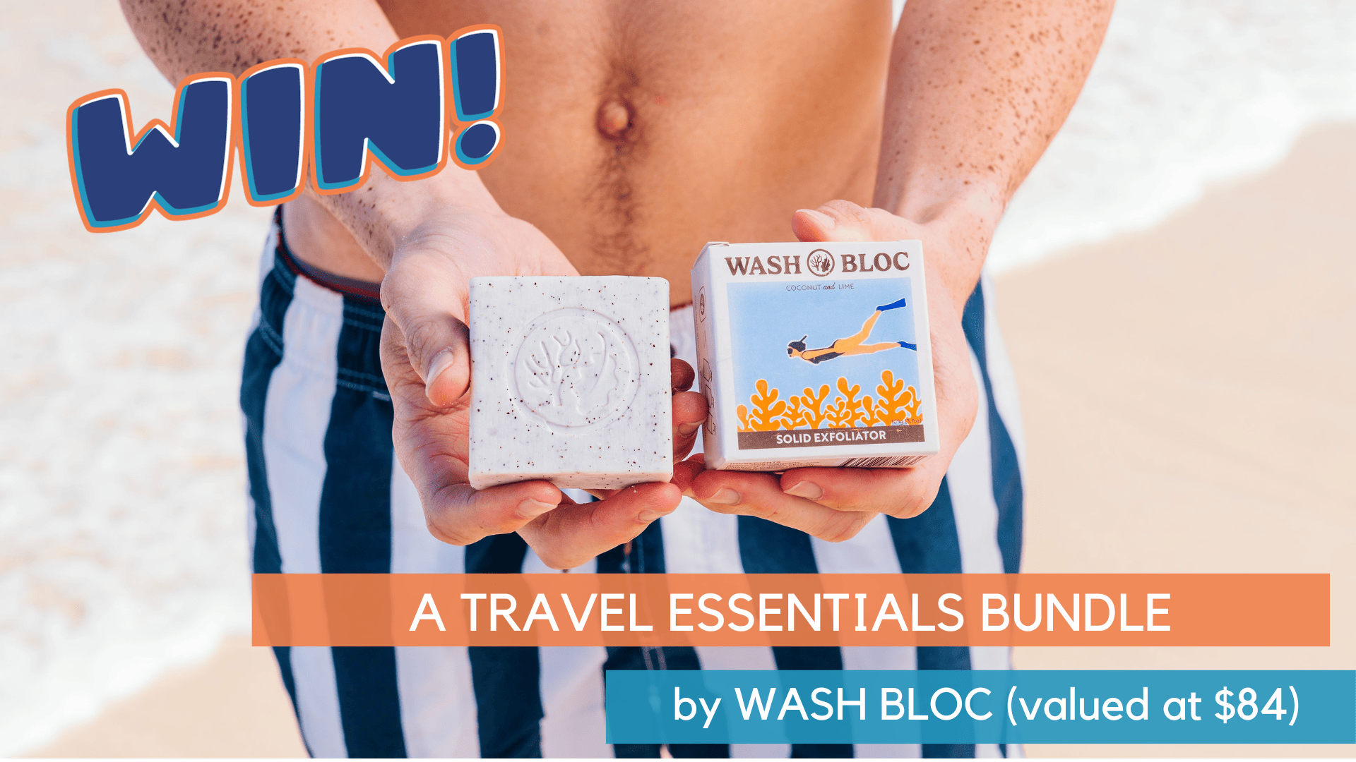 WIN 1 of 3 Travel Essential Bundles from Wash Bloc!